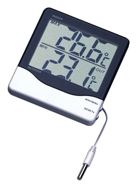 Termometro digitale di massima/minima con doppio sensore interno/esterno - DT2 Termometro digitale di massima/minima con doppio sensore interno/esterno - DT2