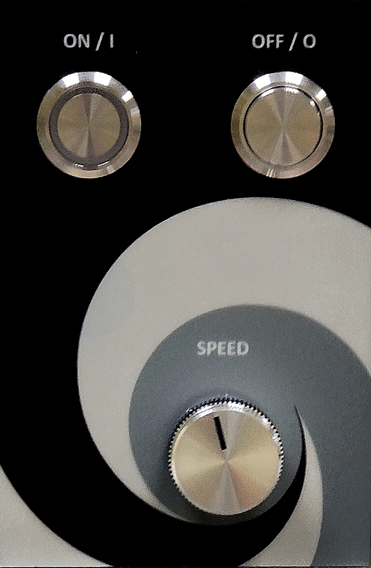 Omogeneizzatore Deimos - Tasti e selettore di velocità