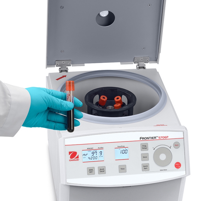 Centrifuga Ohaus FC5706P IVD con Vacutainer