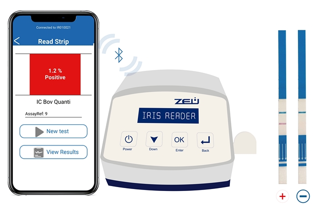 IC Quanti Bovino e IC Quanti Caprino con lettore IRIS portatile e WiFi