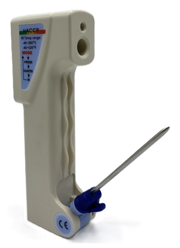 Termometro ad infrarossi con sonda a penetrazione per alimenti - IRT8 Termometro ad infrarossi con sonda a penetrazione per alimenti - IRT8