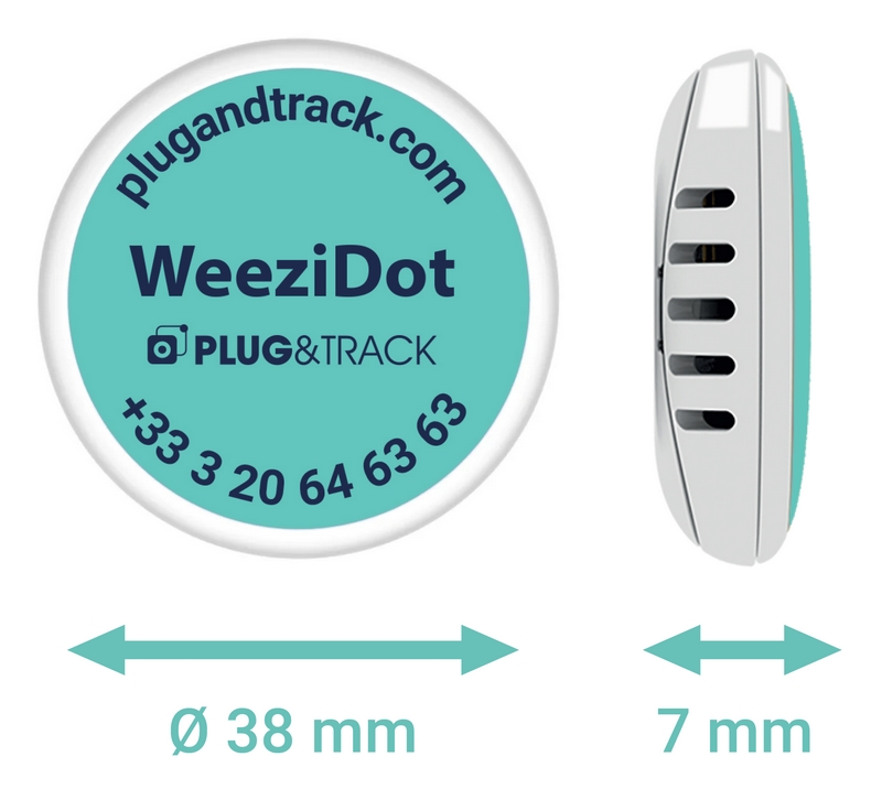 Data Logger Bluetooth per misure da remoto di temperatura e umidità - WeeziDot